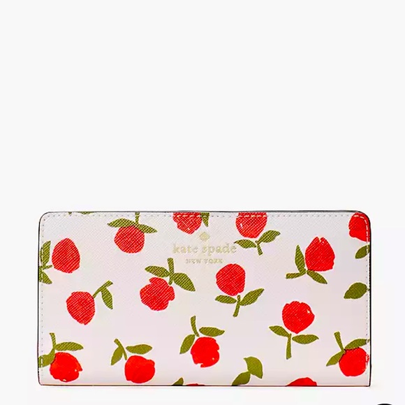 NWT Kate Spade Dana floral tote with matching bifold wallet - Picture 4 of 15